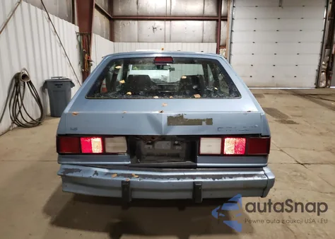 1987 Chevrolet Chevette Cs z USA, uszkodzony, nr VIN 1G1TB61C9HA105444